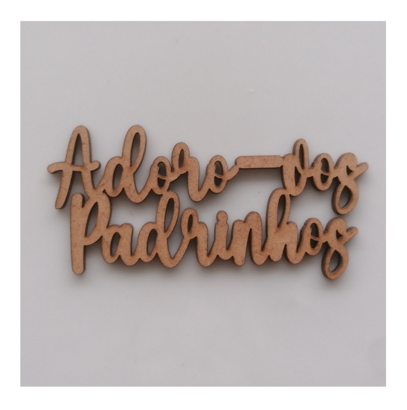 MADEIRA - ADORO-VOS PADRINHOS 10CM