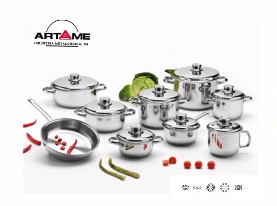 ARTAME- TREM INOX DANUBIO 9 PÇS