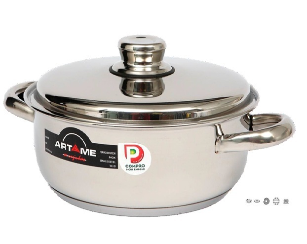 ARTAME- CAÇAROLA INOX F/TERMICO Nº16