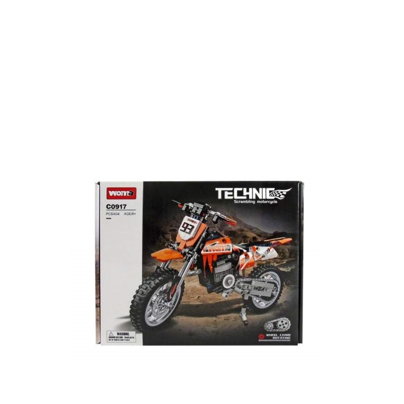 BRINQUEDO- CONJ. BLOCOS MOTO 