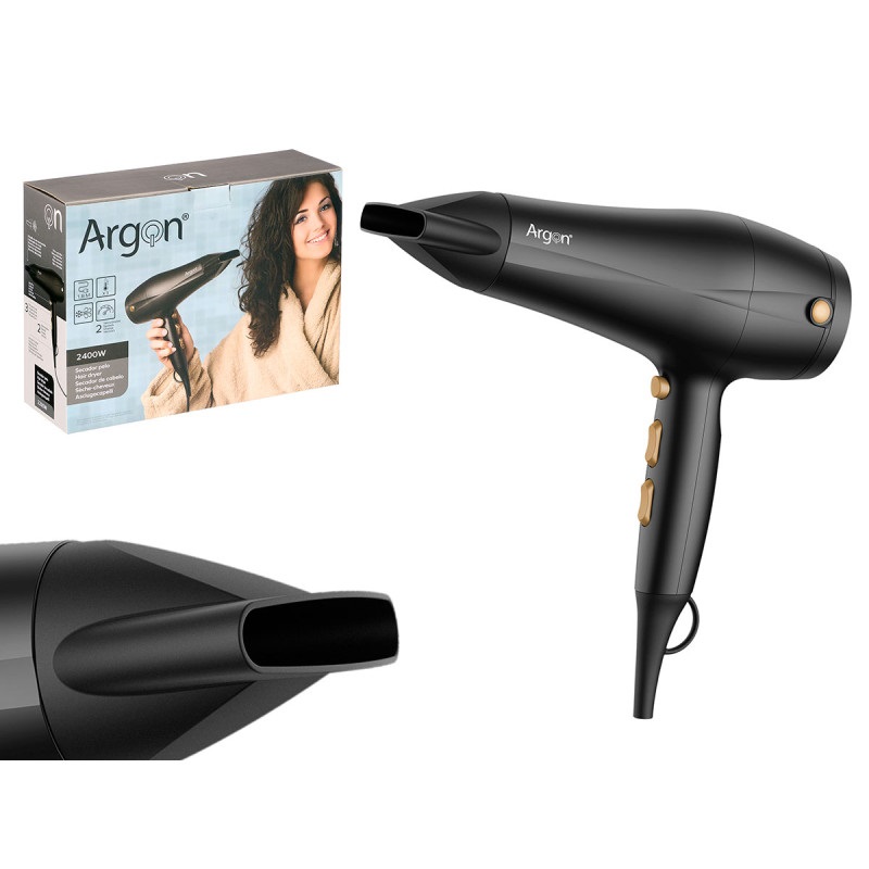 ARGON- SECADOR CABELO PRETO 2400W