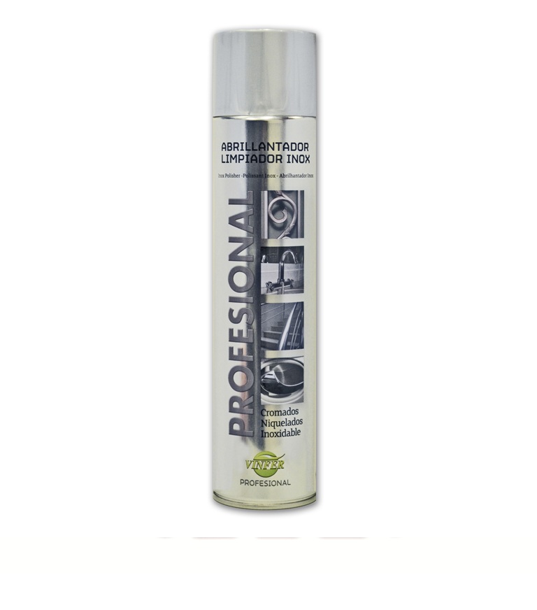 VINFER- PROFISSIONAL ABRILHANTADOR INOX 600ML (VF)