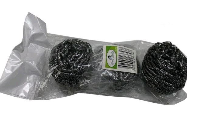 CONJ. 3 ESFREGOES AÇO REF.1010