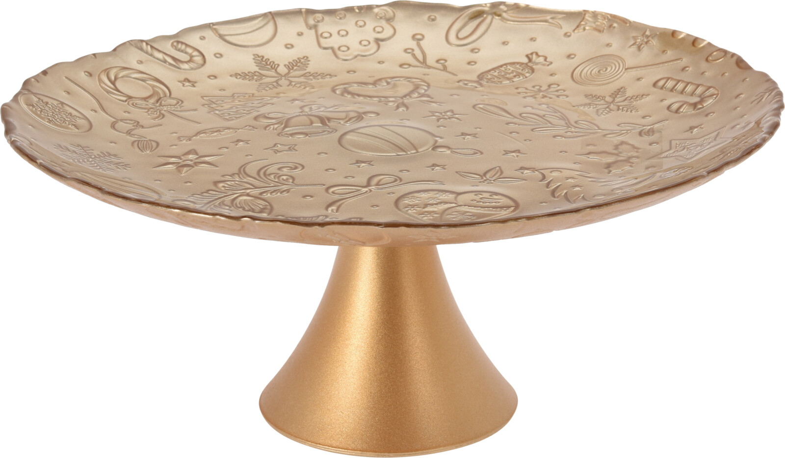 PRATO C/PE 28cm OURO
