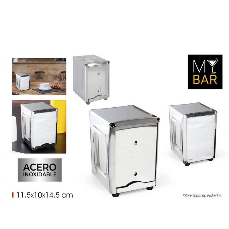 PORTA GUARDANAPOS INOX