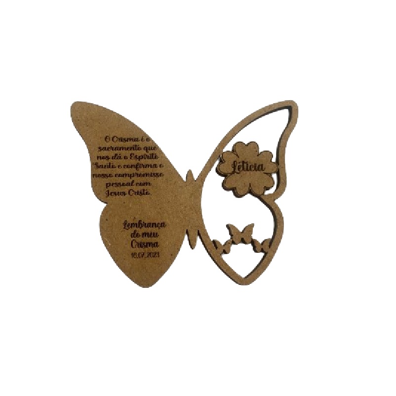 MADEIRA- BORBOLETA PERS. 10 CM