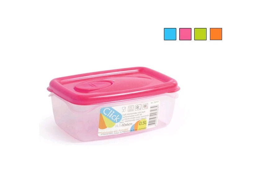 CAIXA HERM.MICROONDAS CLICK 0,5L