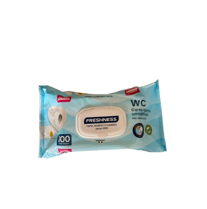 PAPEL HIGIENICO HUMIDO FRESH 100 UND