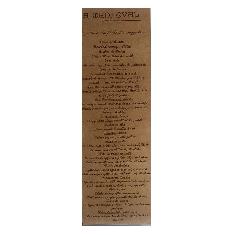 MADEIRA- PLACA EMENTA 120X40