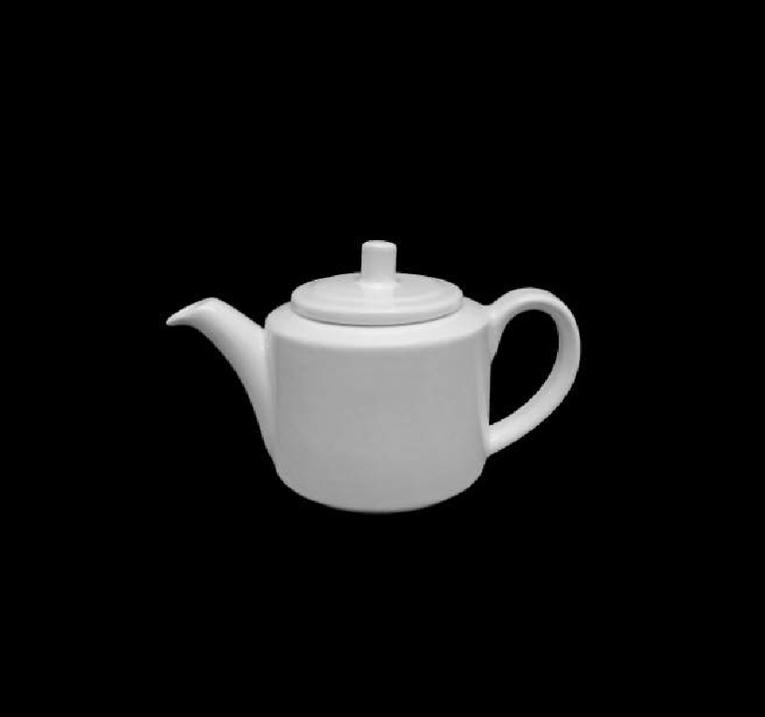 BULE PORCELANA 500ML C/TAMPA BRANCO 18X10X11CM