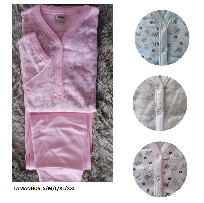 PIJAMA SENHORA CARDADO