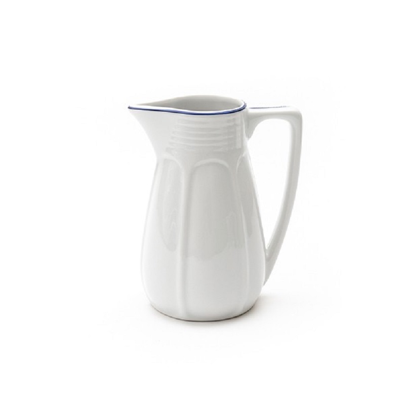 CANECA PORCELANA C/FILAMENTO AZUL 0.75L