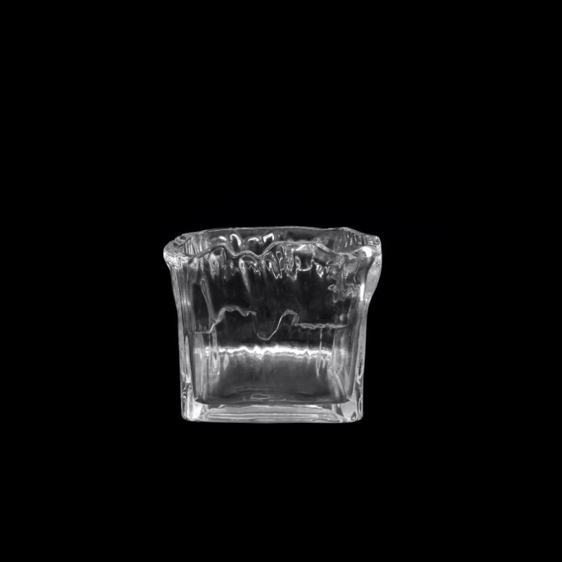 VIDRO- CUBO TRANSP. 13x13x12cm