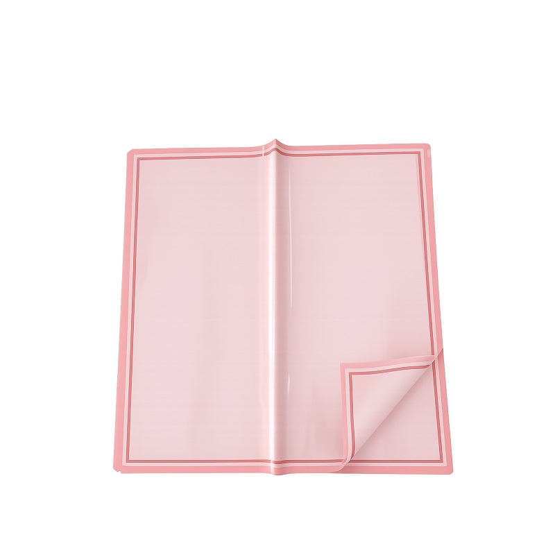 EMB. 20 FOLHAS CELOFANE ROSA 58cmX58cm