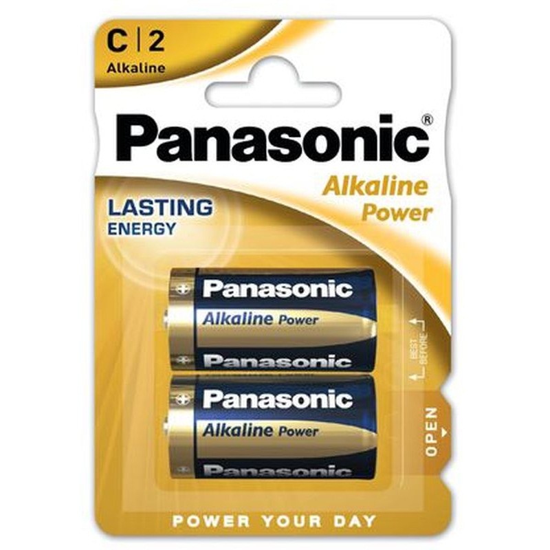 PILHAS ALKALINE PANASONIC C LR14