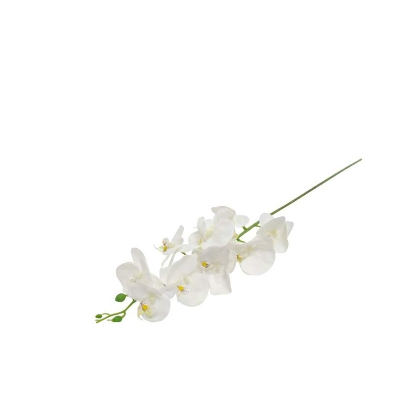 FLOR ARTIFICIAL- PE ORQUIDEAS BRANCO 97cm