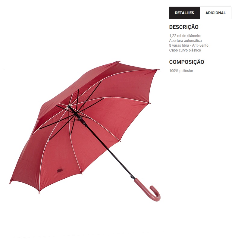 GUARDA-CHUVA CVT045 BORDEAUX