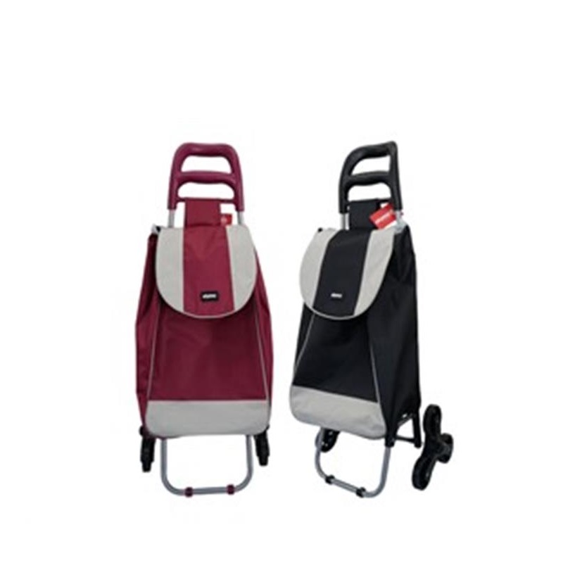 CARRINHO COMPRAS C/SACO 40L RODA TRIPLA C123
