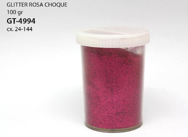 GLITER ROSA CHOQUE 100G