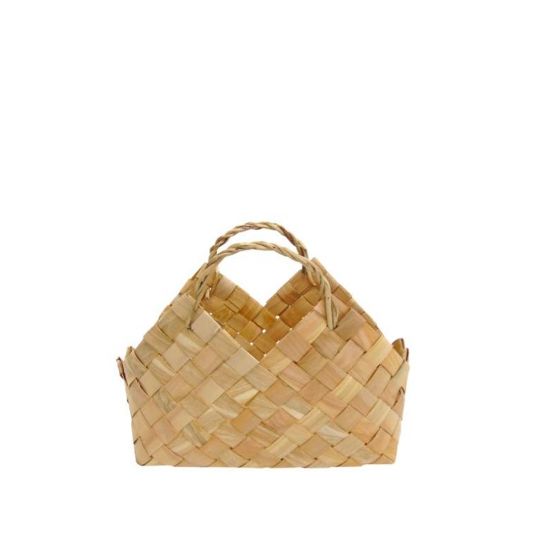 MADEIRA- CESTO C/ASA CAST. 46x24x28/34cm
