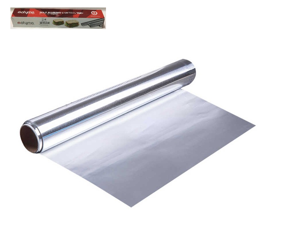 ROLO OTYMA ALUMINIO 0,30x8M TEK+
