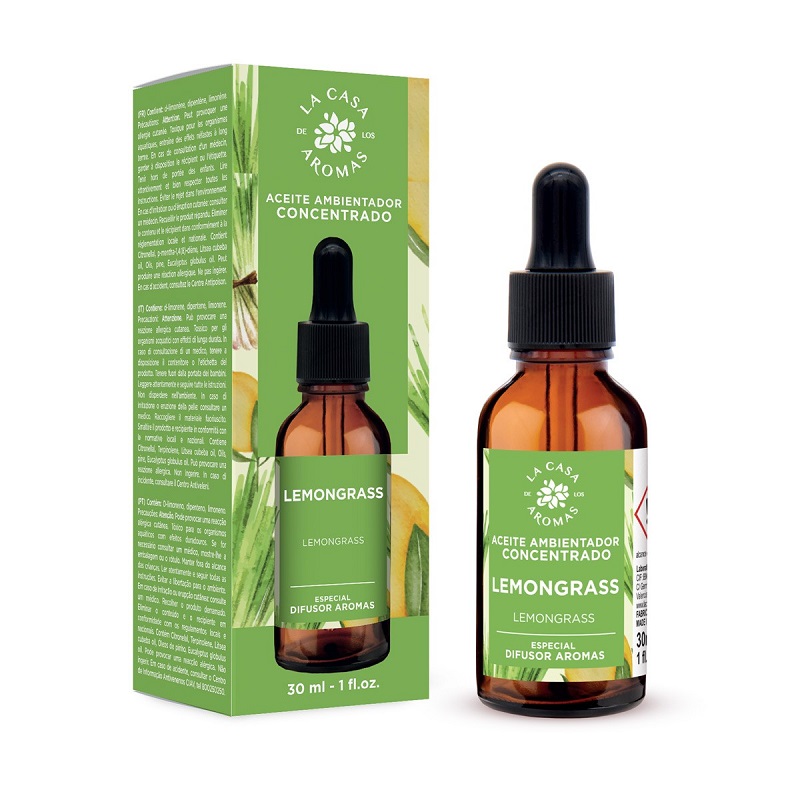 OLEO AROMATICO LEMONGRASS 30ML LA CASA