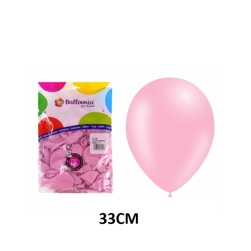 ART.FESTAS- SACO C/100 BALOES ROSA 90cm