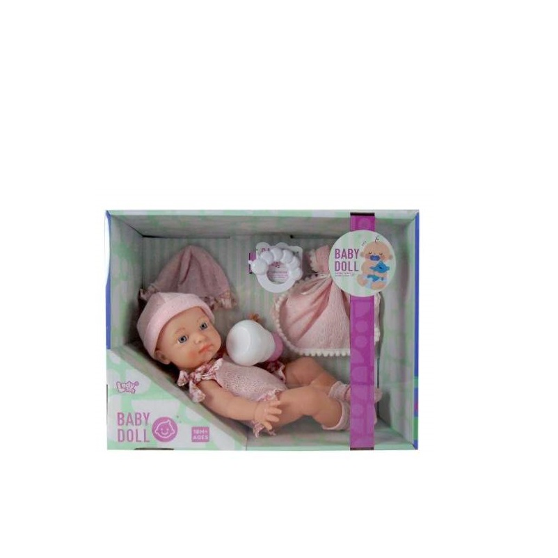 BRINQUEDO- BEBE CHORAO "BABY DOLL" 32X15X25CM