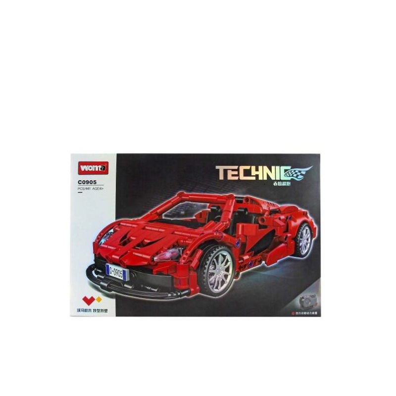 BRINQUEDO- CONJ. BLOCOS CARRO "TECHNIC" 54X6X35CM