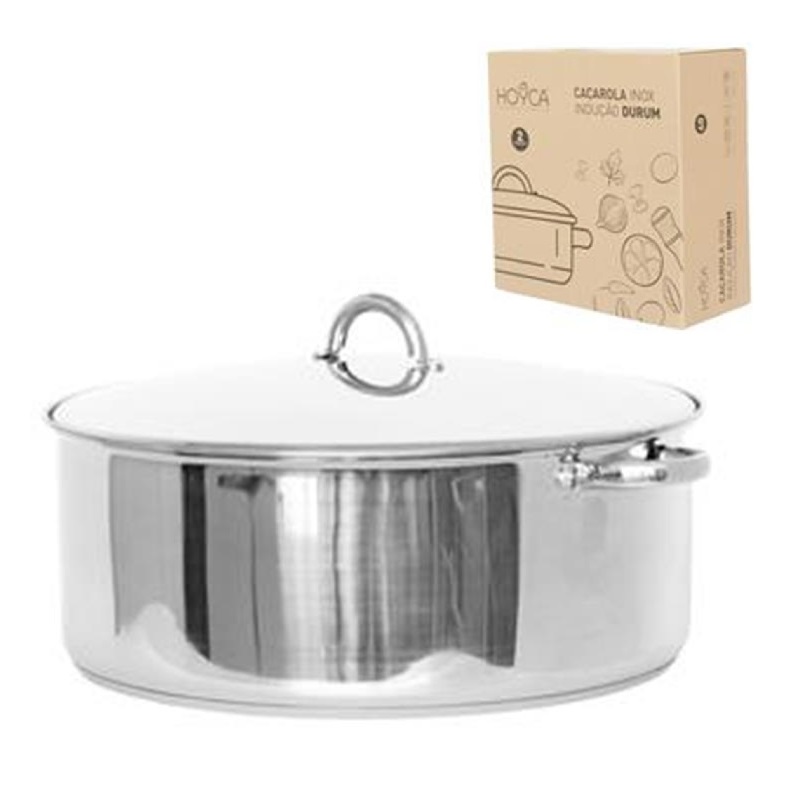 DURUM- CAÇAROLA INOX 38cm INDUÇAO