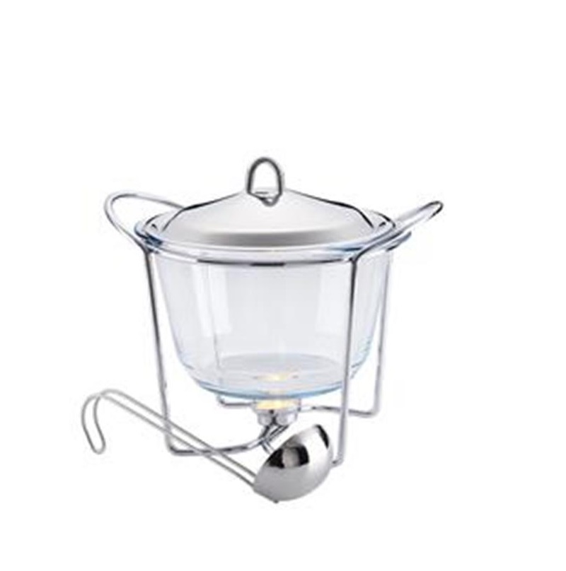 RECHAUD VIDRO P/SOPA C/TP INOX 4L AMELIE