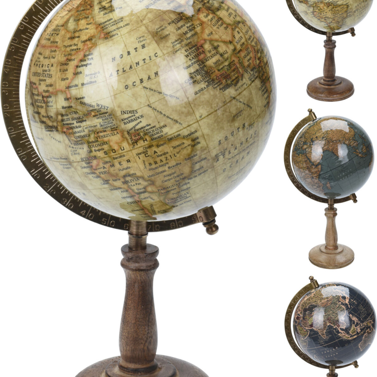 GLOBO MAPA MUNDO C/BASE 18cm