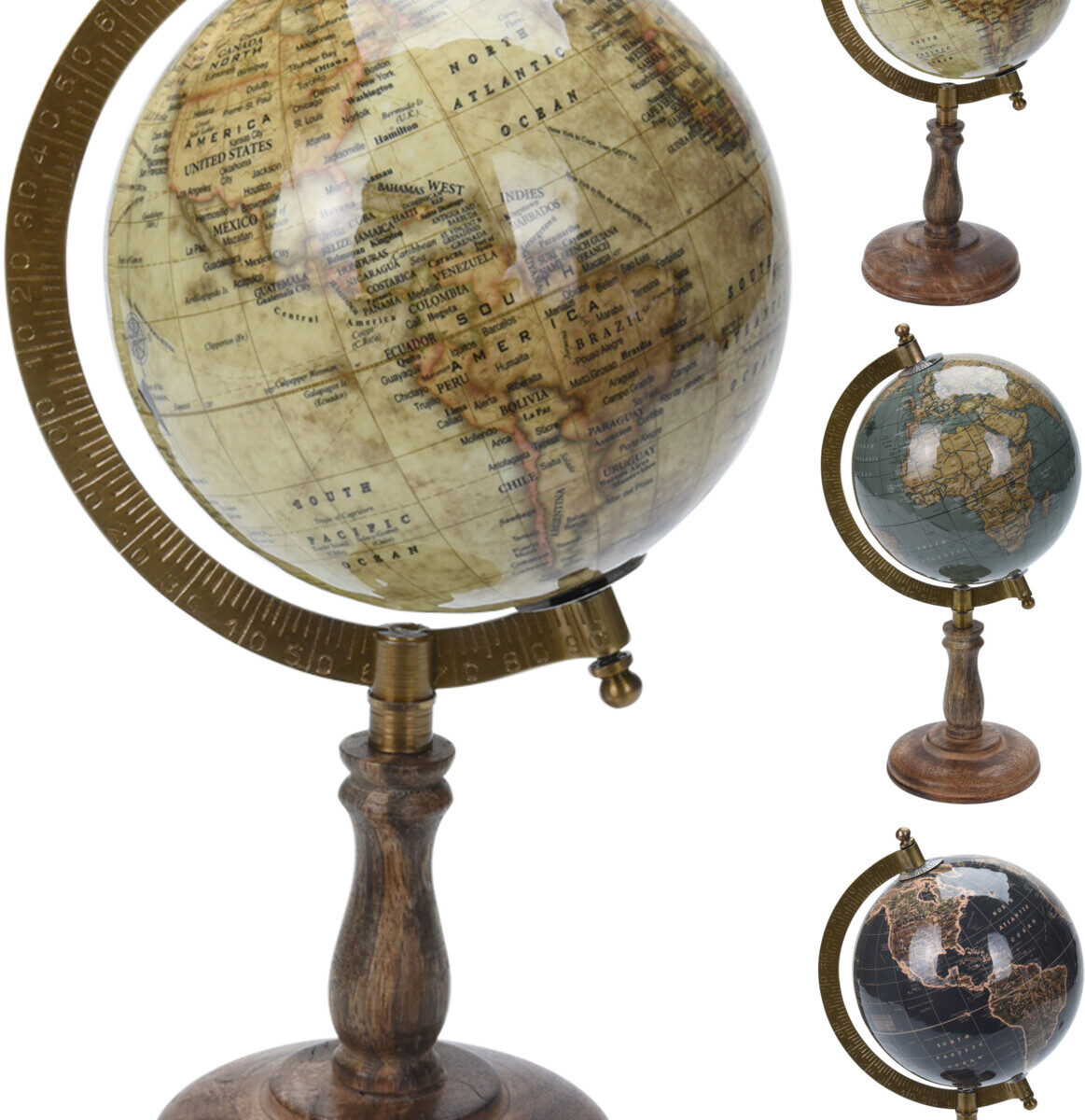 GLOBO MAPA MUNDO C/BASE 15cm