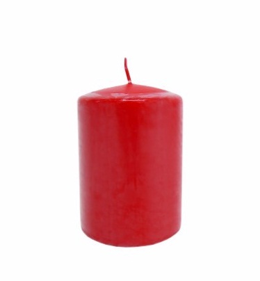 VELA CILIND. VERMELHO 7x10cm