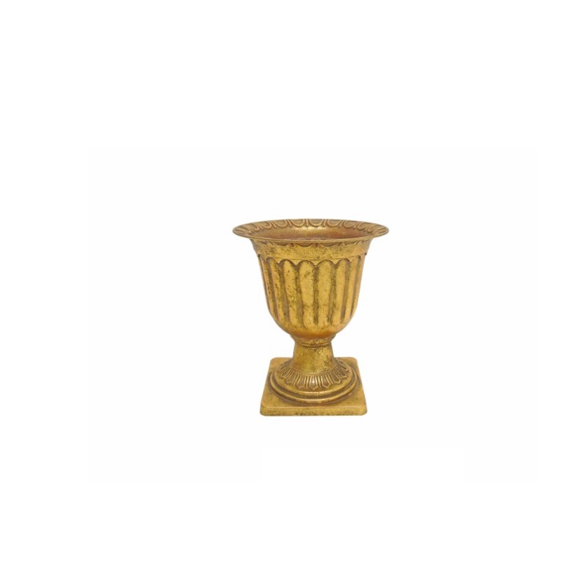 PLASTICO- TAÇA OURO 20x24cm