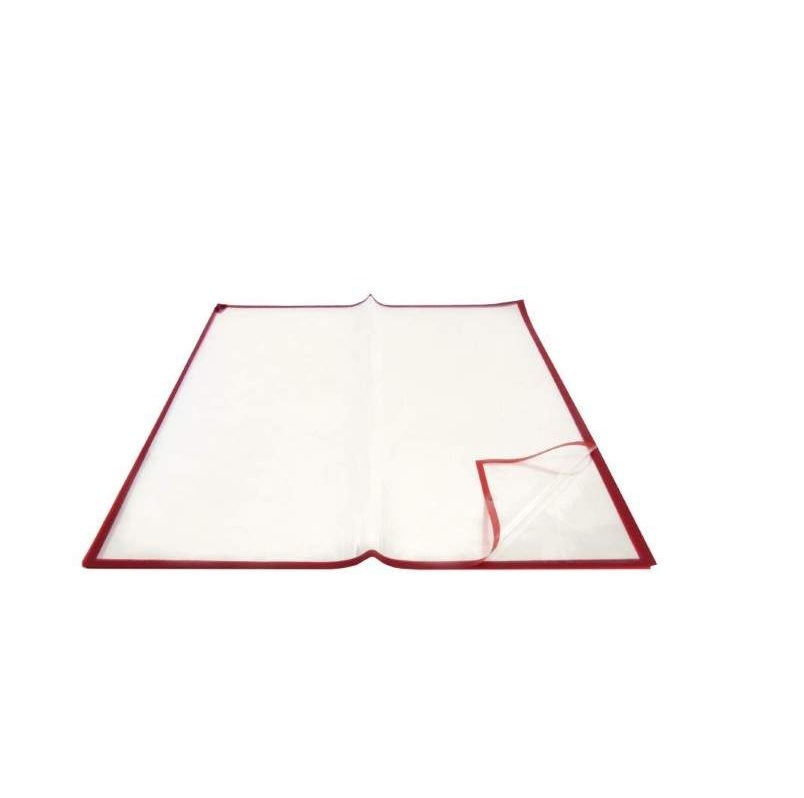 EMB. 20 FOLHAS CELOFAN 53MY VERM. 58cmX58cm