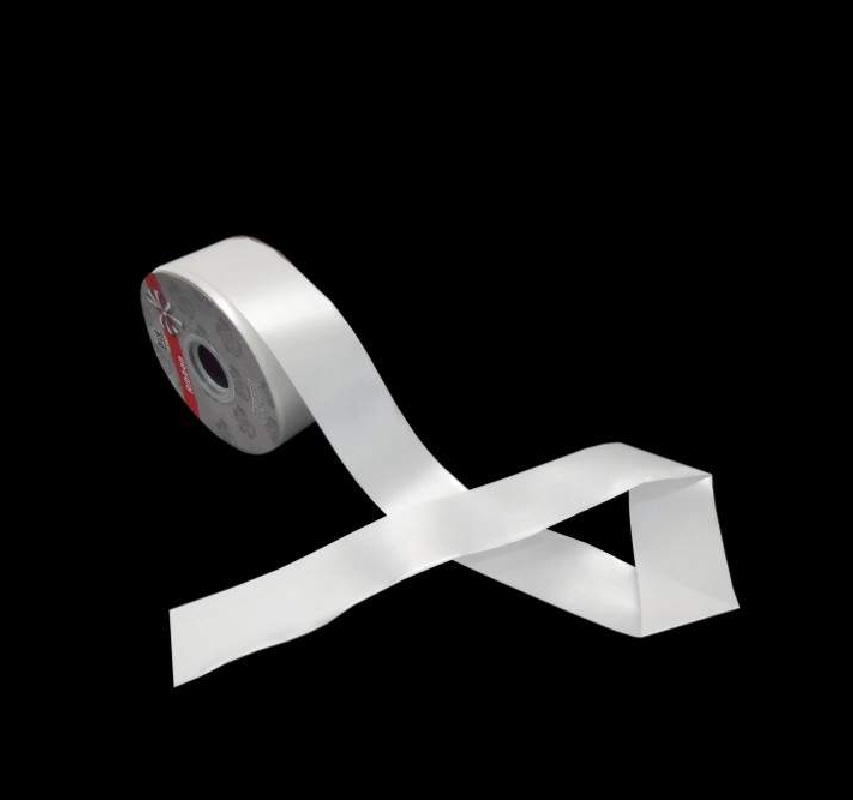 ROLO FITA PP BRANCO BRILHANTE 5cmX100m