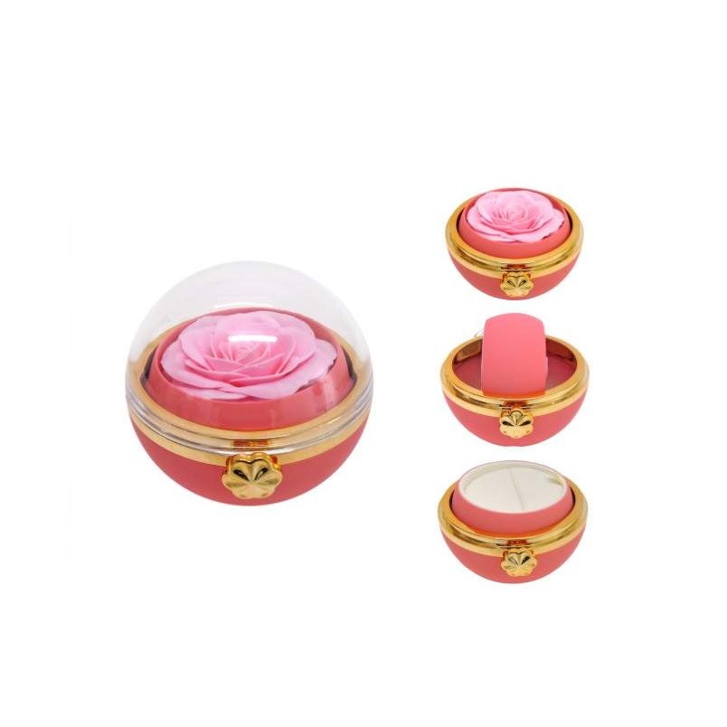 BOLA C/ROSA SABAO COR ROSA C/SACO 10CM