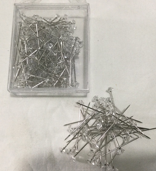 ALFINETE DIAMANTE 6X38 AC-9486/ 100pcs