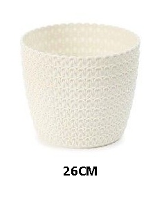 VASO MAGNOLIA CREME 26CM
