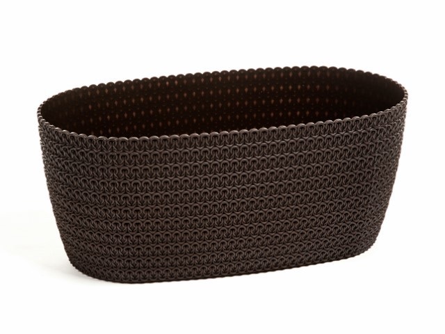 FLOREIRA JERSEY 38X18X16CM CAFE