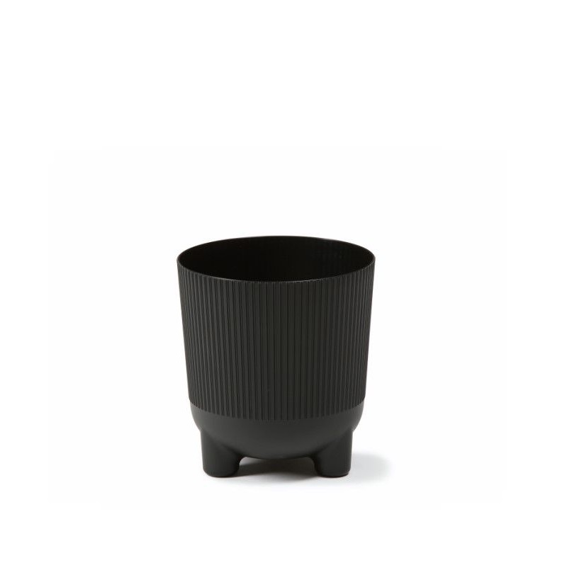 VASO ARIA ECO PRETO 14x16cm