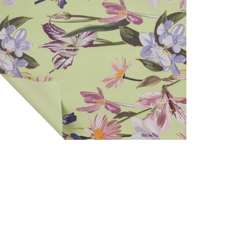 BOBINE CELOFAN "IRIS" VERDE 40MY 80CM X 40M