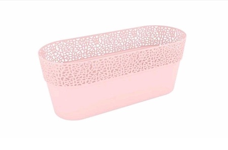 VASO ROSA OVAL ROSA 30X11X12