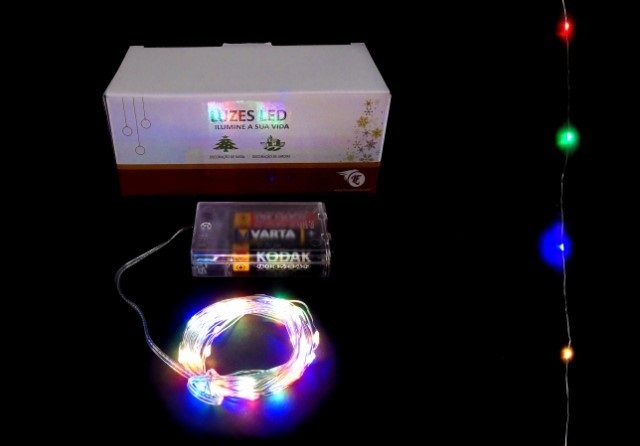 SERIE NATAL C/50 LUZES Led MULTI-COR 5,2m