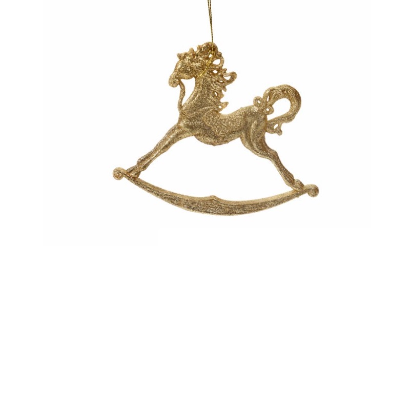 DEC. NATAL- ORNAMENTO PENDURAR DOURADO 11X12