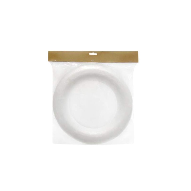 COROA ESFEROVITE BRANCO 26cm