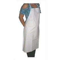 AVENTAL PVC BRANCO/PRETO