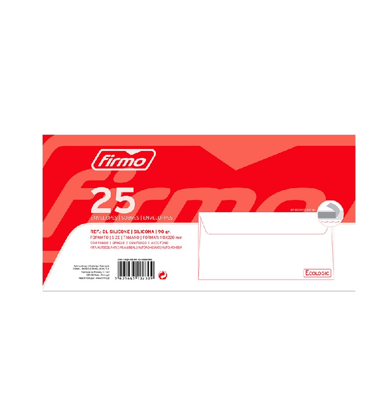 ENVELOPE 110x220MM PACK25