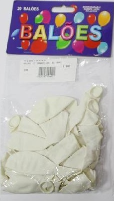 SACO BALOES BRANCOS 20 UNI